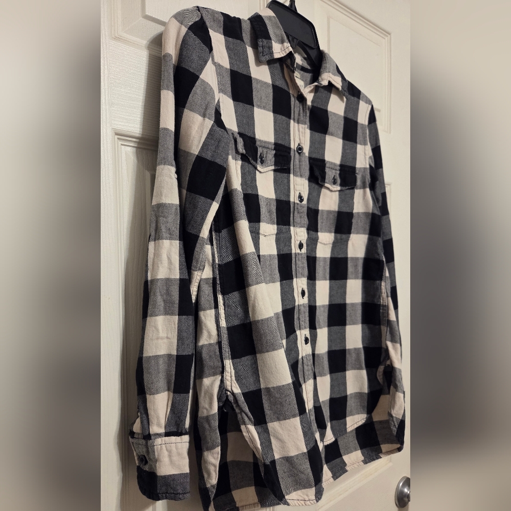 Denim & Supply Ralph Lauren Women's Utility Flannel Plaid 100% Cotton Size Xs